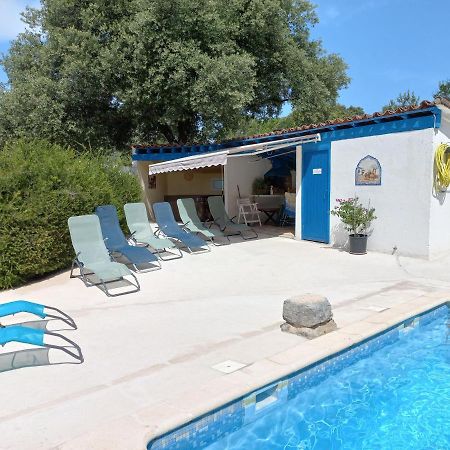 Gites De Plos Appart Chalet Piscine Spa Anduze Exterior foto
