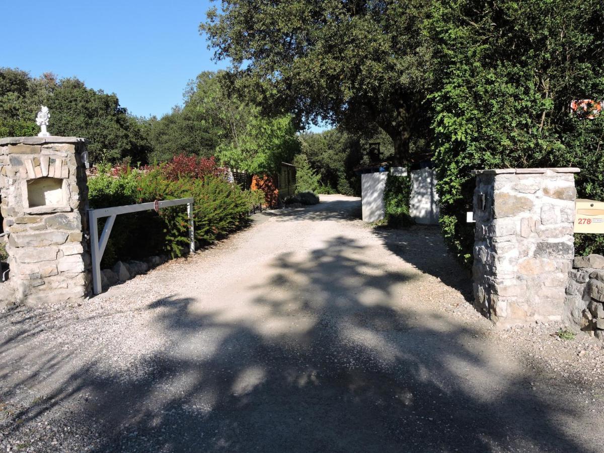 Gites De Plos Appart Chalet Piscine Spa Anduze Exterior foto
