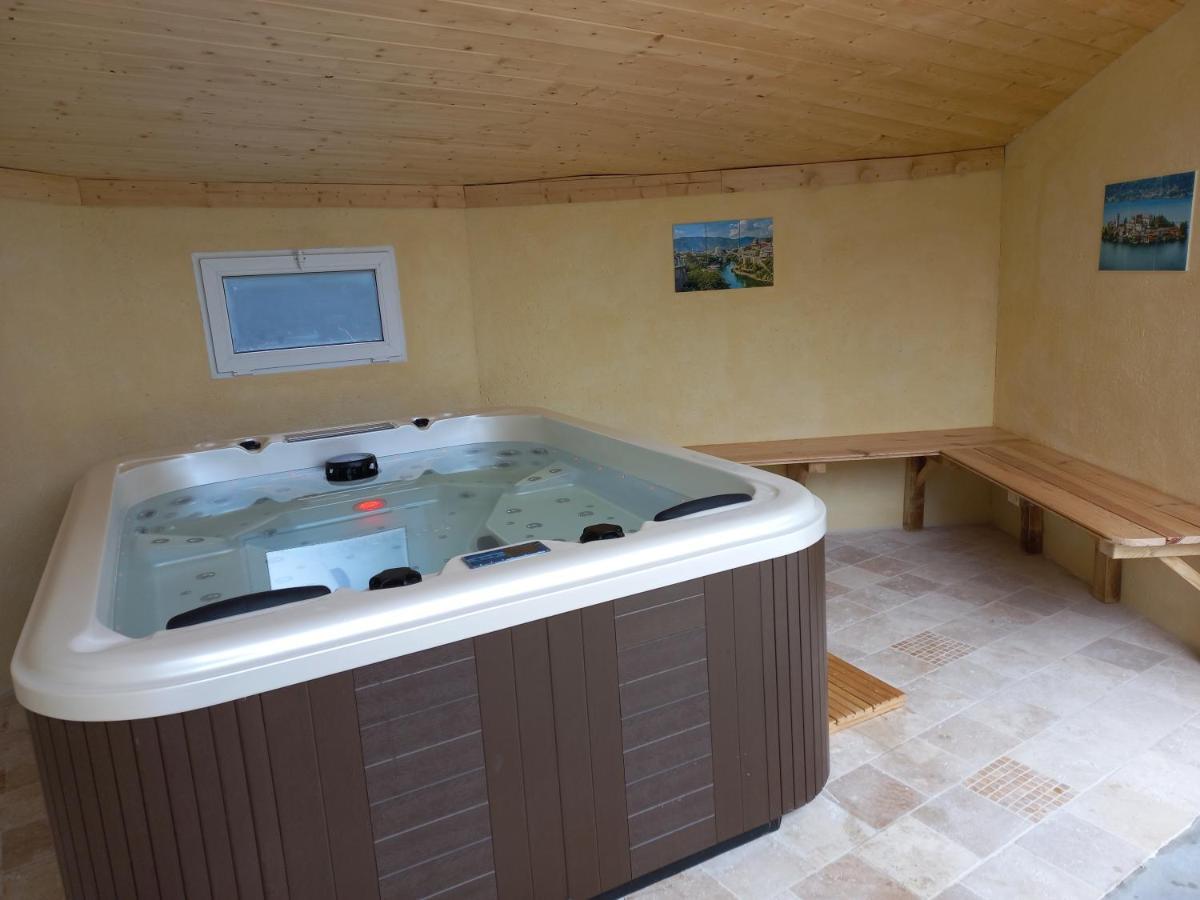 Gites De Plos Appart Chalet Piscine Spa Anduze Exterior foto
