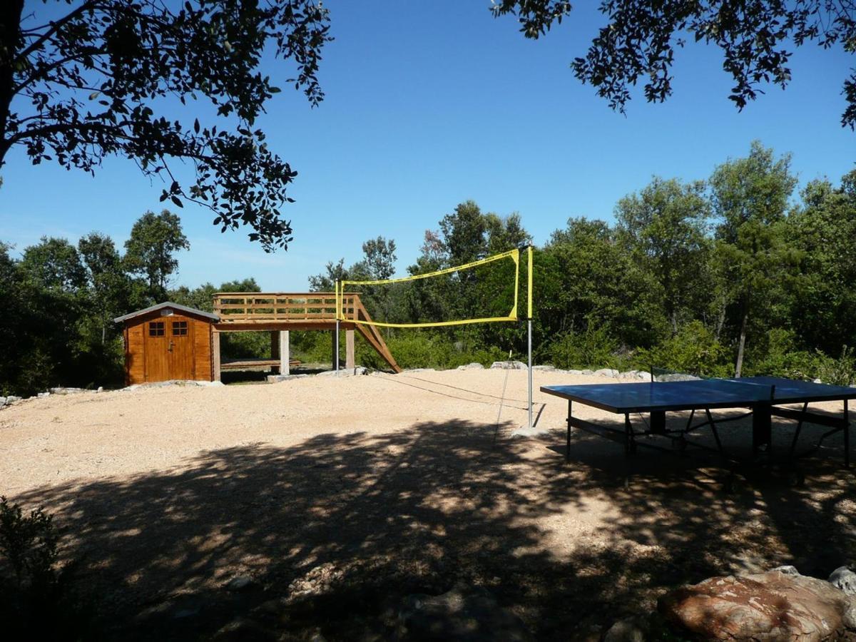 Gites De Plos Appart Chalet Piscine Spa Anduze Exterior foto